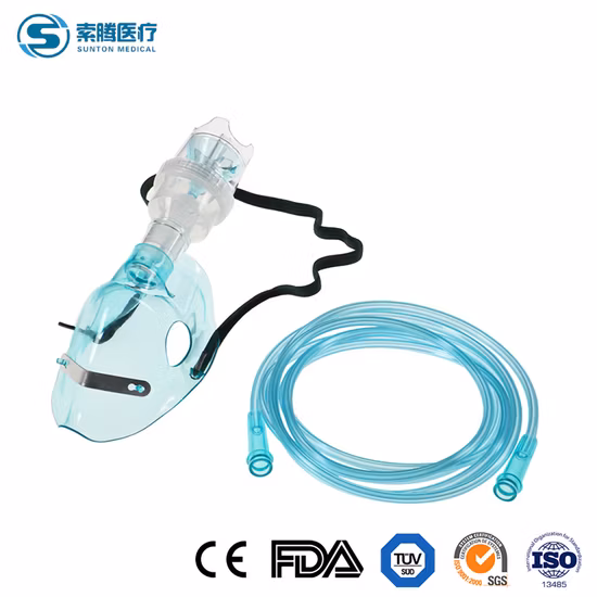 使い捨て可能な工場医療外科病院PVC CE FDA ISO承認CPR酸素ネブライザーマスク