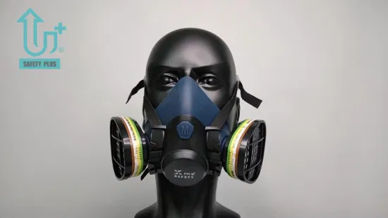 反産業建設防塵ガスマスクハーフフェイス化学面体再利用可能なマスク